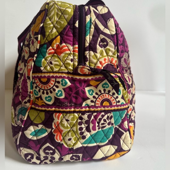 Plum Crazy Vera Bradley Plum Crazy Duffle Travel Bag - Picture 3 of 14